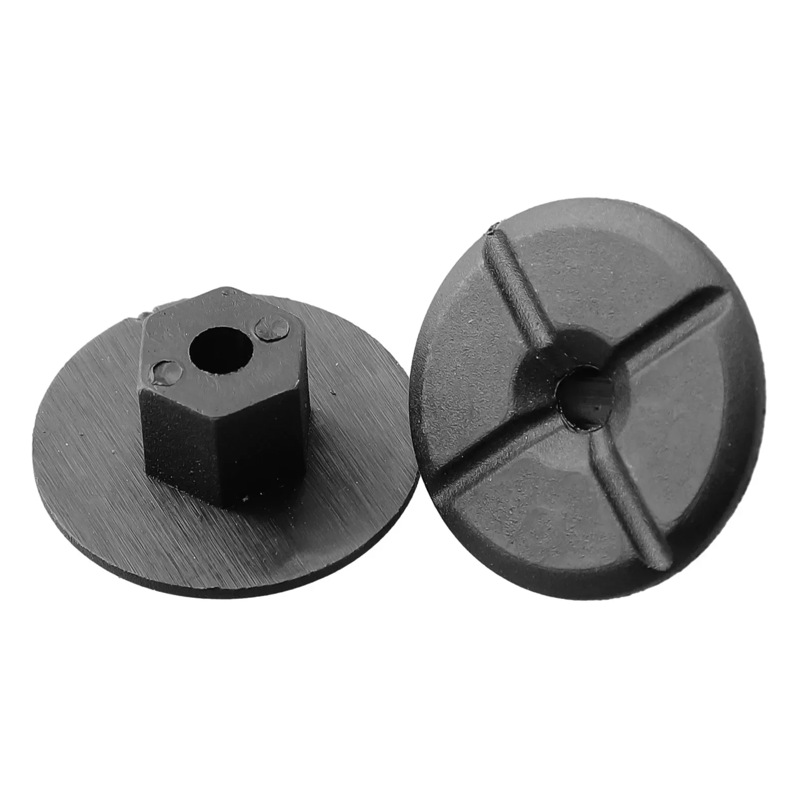 50 шт. 24 мм зажимы для гаек без резьбы черные пластиковые крепления крыльев Mercedes BMW