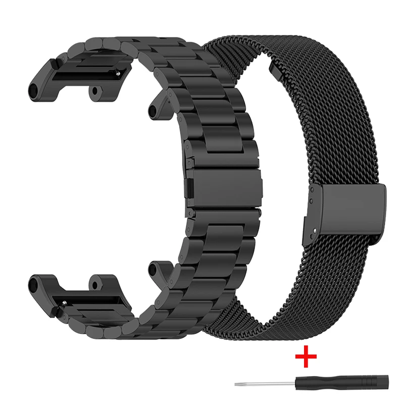 Ремешок из нержавеющей стали для смарт-часов Amazfit T Rex Pro/T-Rex 2 металлический