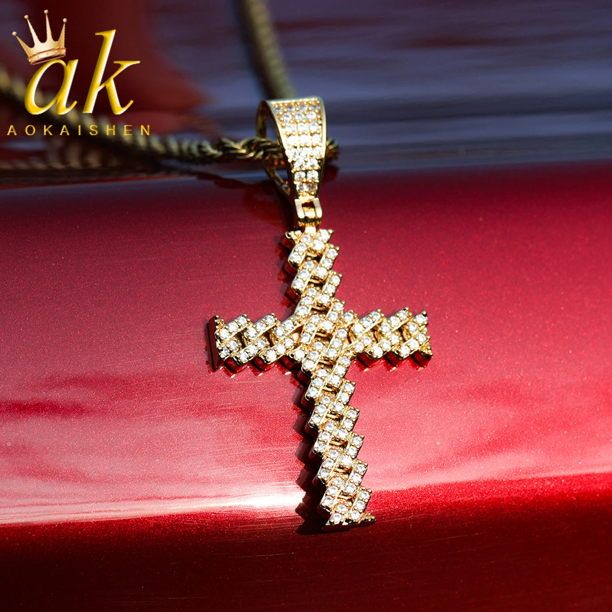 

Женское Ожерелье с крестом Aokaishen, Прямая поставка, Лидер продаж 2022