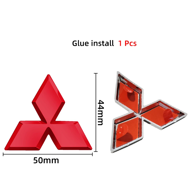 

ABS автомобильный внутренний руль, центральная наклейка, значок для Mitsubishi asx outlander xl 3 lancer pajero 4 l200 Galant Lancer 10 9 X EX