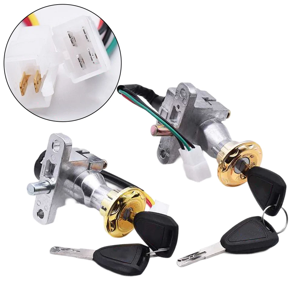 Электрический велосипед ключ 2/4 проводной замок практичный в использовании три