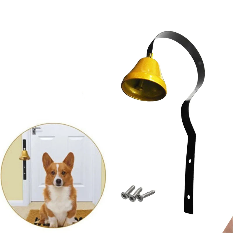 

Умные антикварные рождественские колокольчики для щенков, настенные тренировочные дверные звонки для горшка с защитой от захвата для дома...