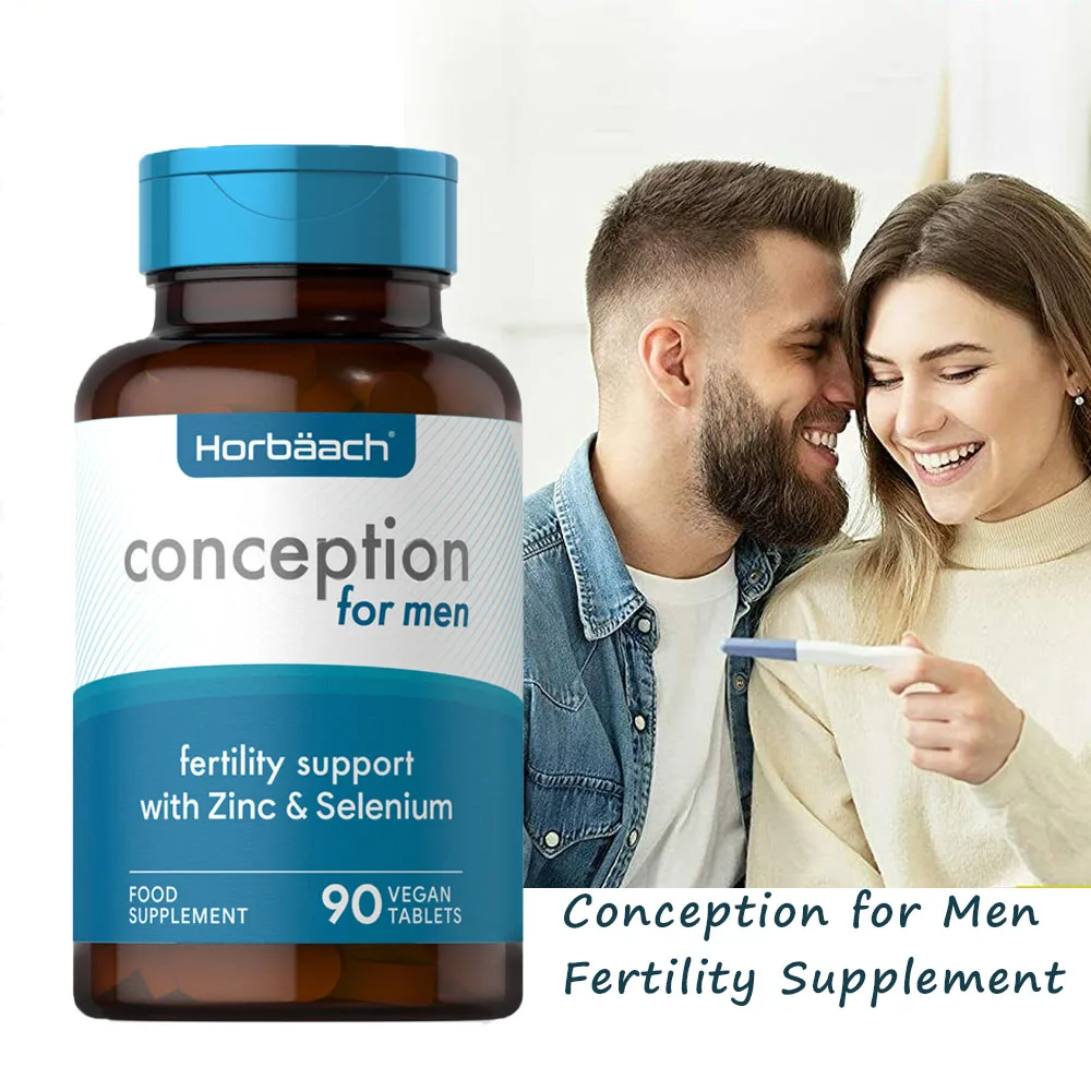 

Conception for Men Fertility Support Improve sperm quality Heightened Energy Vitality 60 Caps