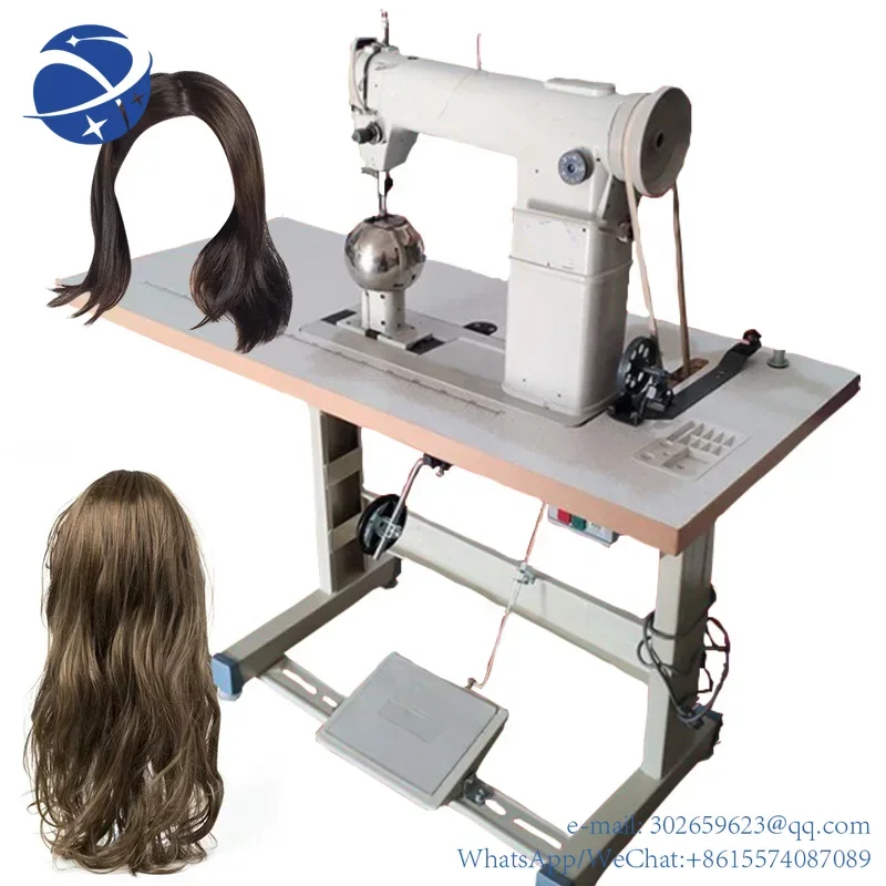 

Industrial Human Hair Wig Making Sewing Machine Household Single Needle Sewing Wig Making Machinery with Ball