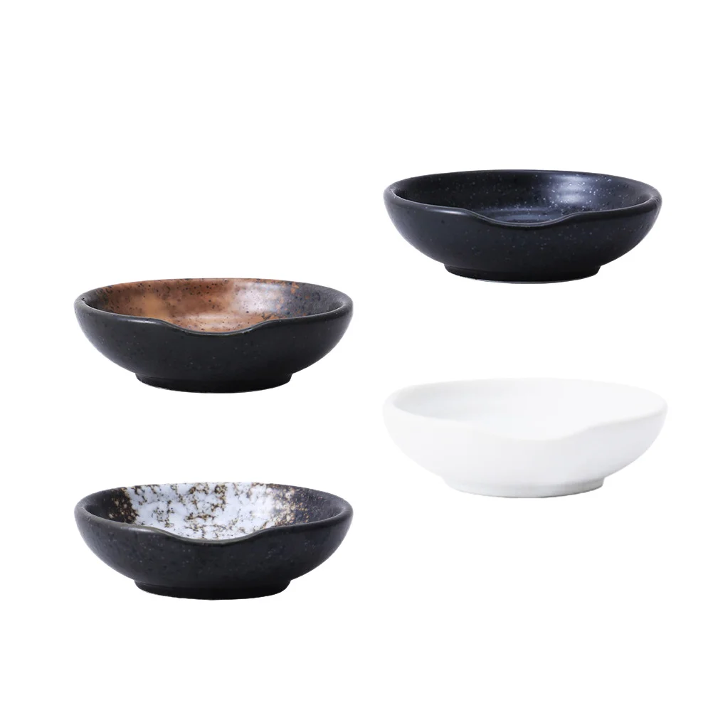 

Sauce Dish Plate Bowl Dipping Plates Ceramic Serving Appetizer Dishes Soy Bowls Seasoning Sushi Dip Platter Snack Porcelain Mini