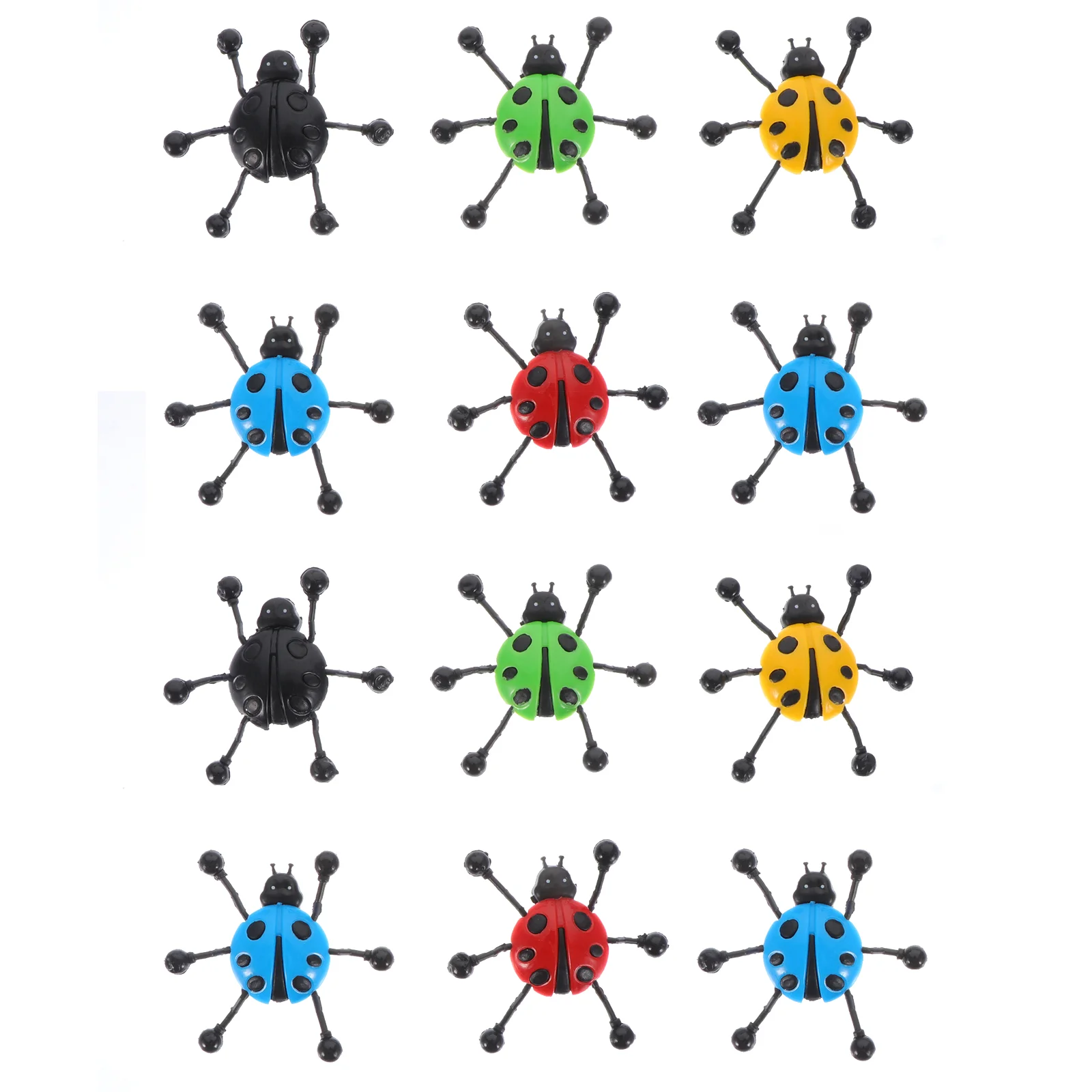 

12pcs Sticky Ladybird Sticky Animal Toys Kids Educational Playthings Kids Toys