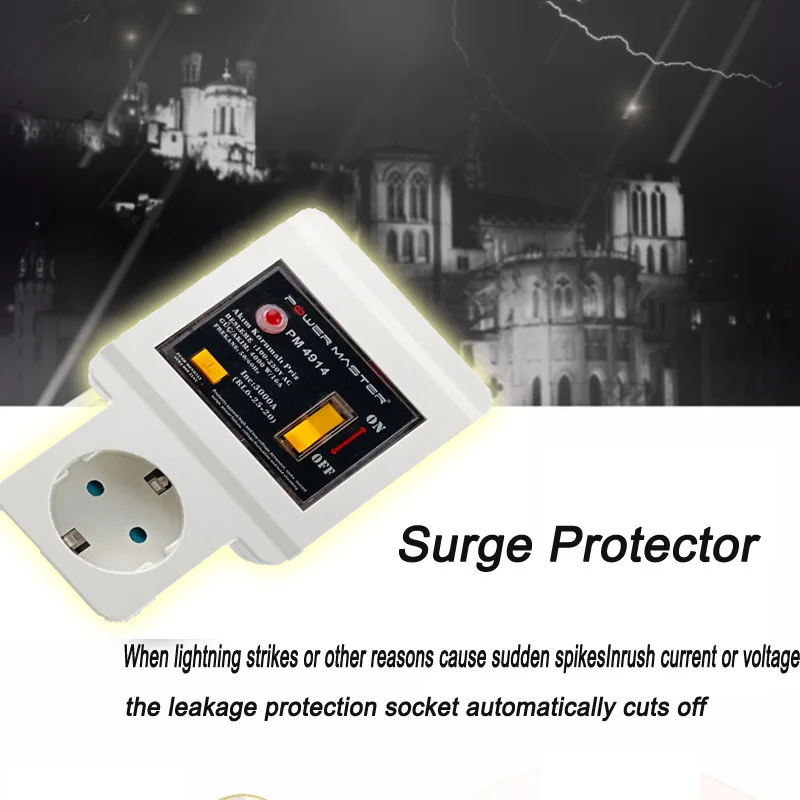 Автоматический предохранитель напряжения европейская защита от утечки Wi-FI
