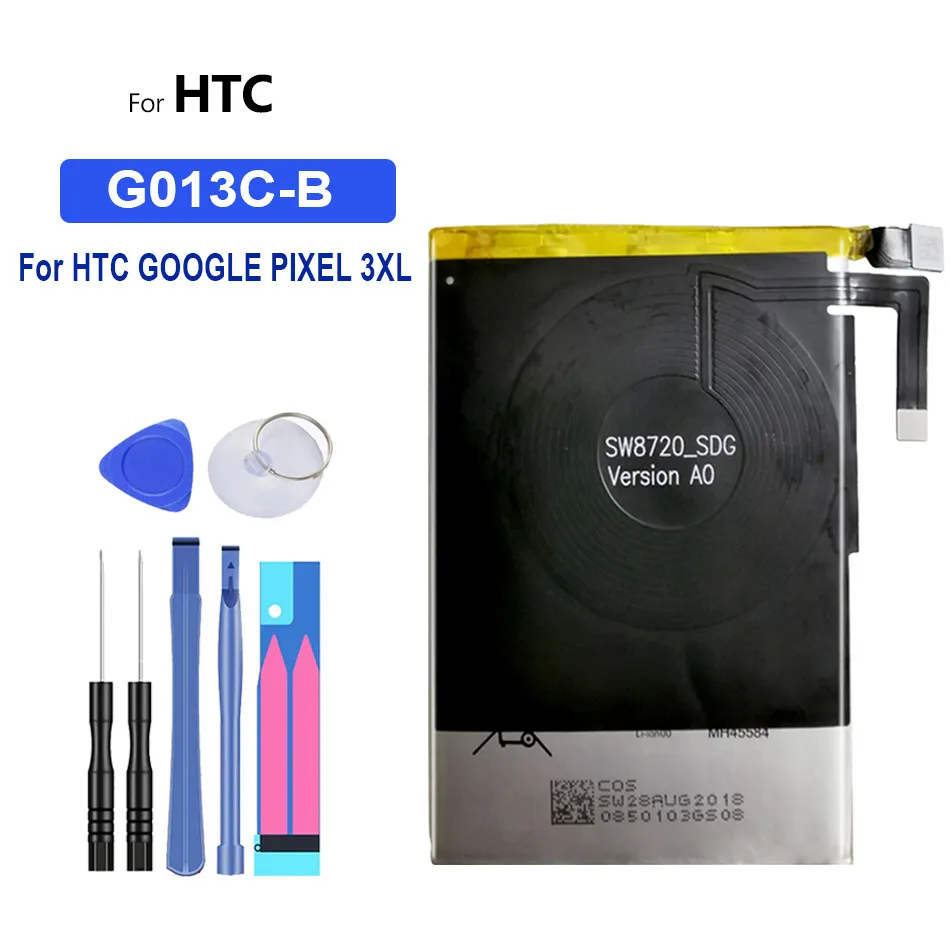 

Оригинальный аккумулятор Kikiss G013C-B 3430 мАч для HTC Google Pixel 3 XL 3XL Pixel3