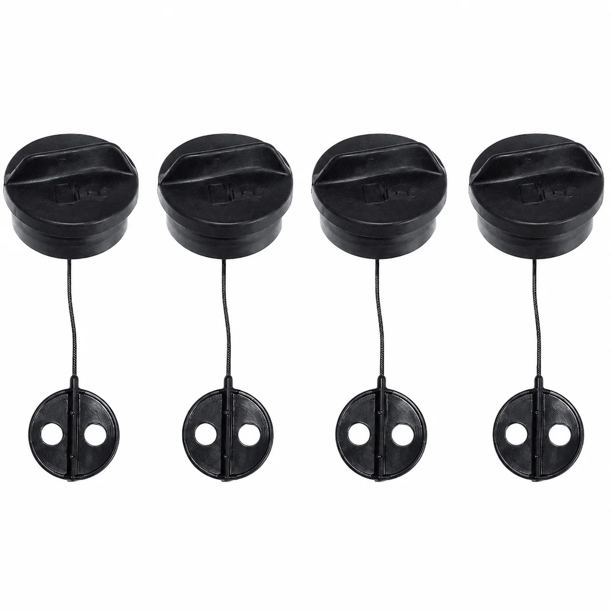 Фото Комплект из 4 колпачков топливного бака для Stihl FS62, FS66, FS38Z, FS45, FS46, FS48, FS52, FS55, FS62R, FS66R, FS80R, замена 4128-350-0505, запчасти для триммеров №1