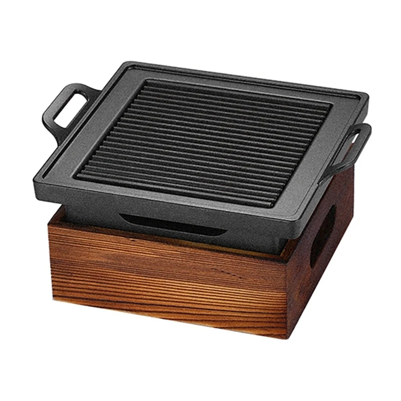 

Бездымный портативный гриль для барбекю, корейский стиль, плитка для барбекю, гриль для барбекю, домашняя уличная антипригарная печь для ба...