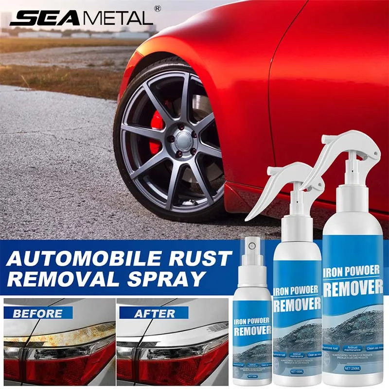

SEAMETAL 30ml 100ml Rust Remover All-purpose Anti-rust Agent Rust Removal Spray Cleaner Car Maintenance Household Cleaning Tools