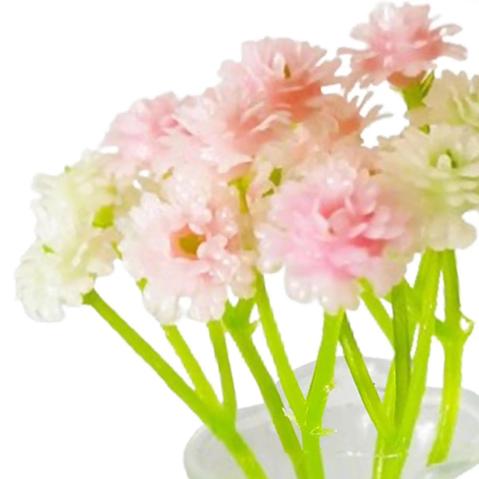 1/12 цветы с вазой модель сказочного сада кукольный домик цветочное украшение в