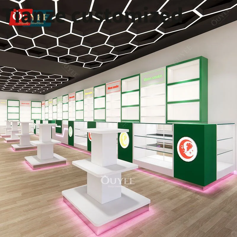 Индивидуальный розничный витринный шкаф столешница витрины стеклянная