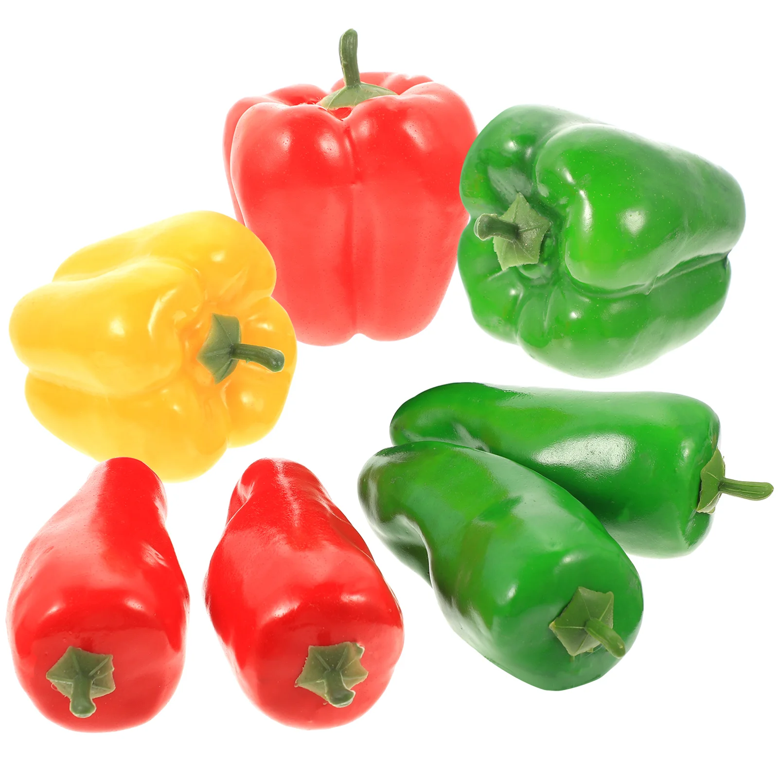 

Fake Pepper Peppers Vegetable Artificial Simulation Fruit Faux Chilifor False Decorvegetables Ornament Mixed Kitchen Model