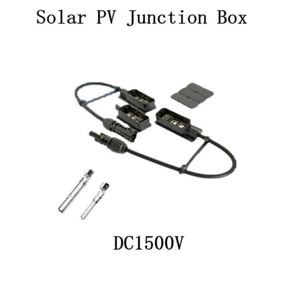 

IP68 DC1500V Cable Connector Junction Box Solar Photovoltaic Waterproof Plastic Junction Box For Solar Panels Satellites