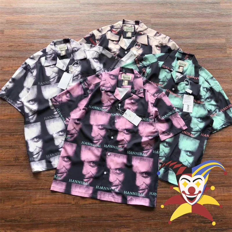 

WACKO MARIA Lapel Shirt Men Women Beach Quick Drying Casual Short Sleeve