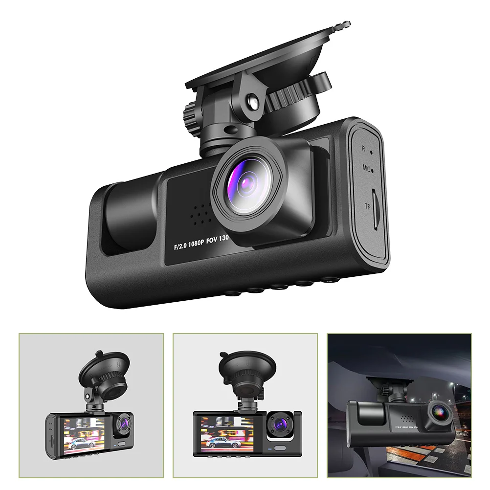 

Car Drive Recorder 5MP 3 Ways Car Dash Camera 1080P Vehicle Camera Recorder