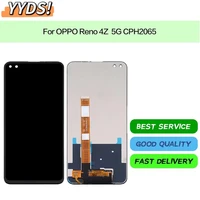aaa 6 57 original lcd for oppo reno4 z 5g cph2065 lcd display touch screen digitizer assembly replacement for reno 4z lcd