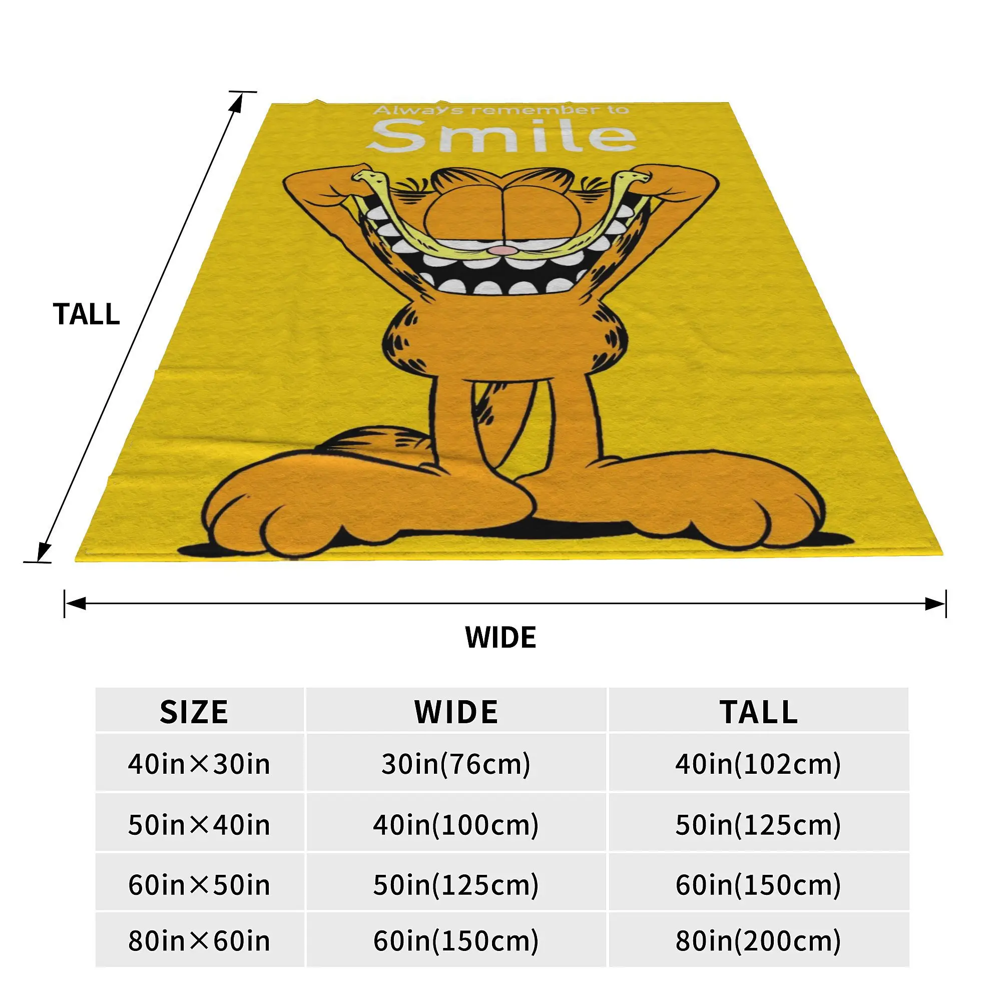 Одеяла G-Garfielded Remeber to Smile флисовые милые мультяшные мягкие одеяла для дома дивана