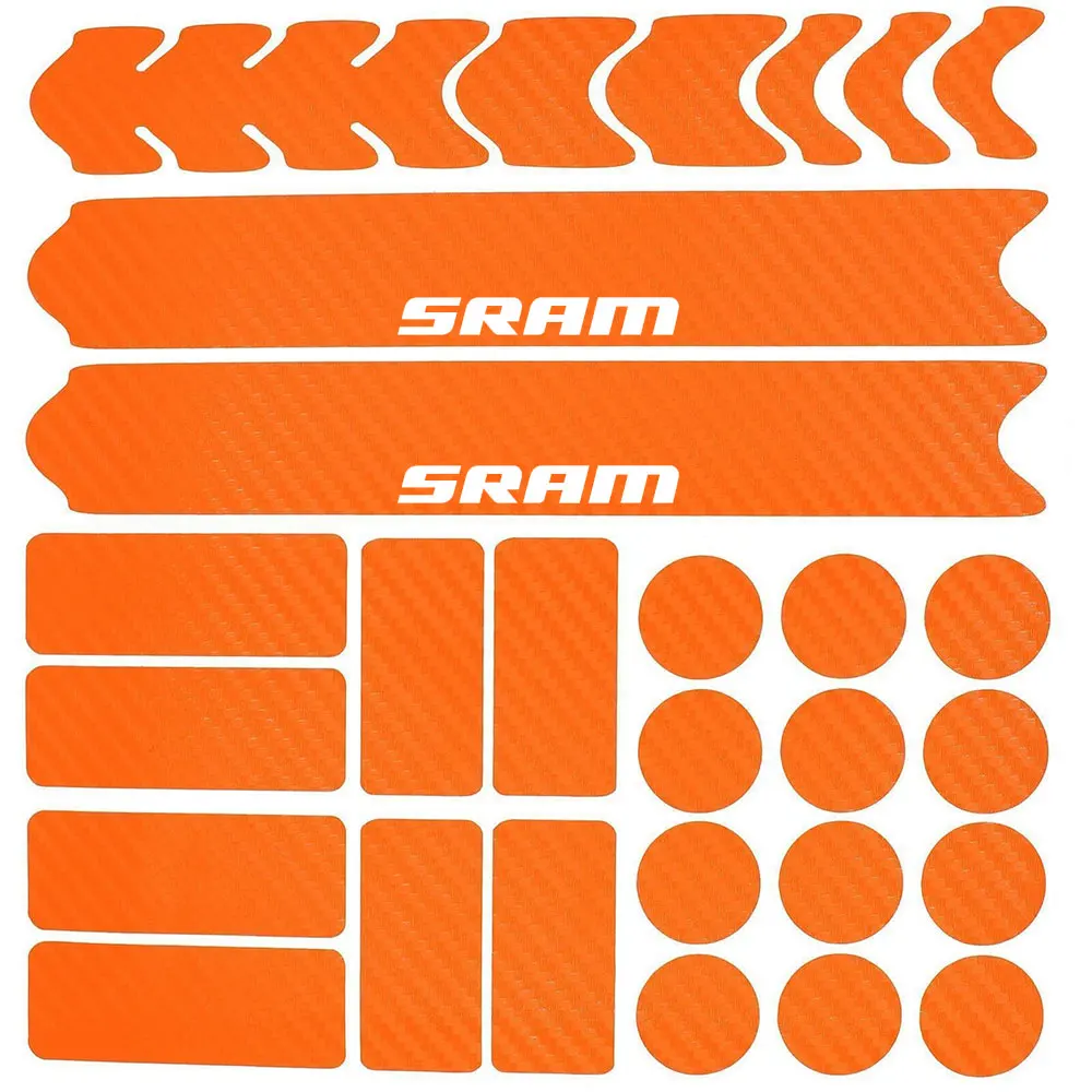 Комплект для защиты рамы велосипеда sram углеродная пленка наклейка защита краски