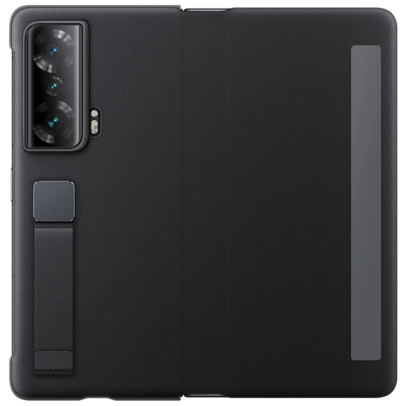 

With Kickstand Bracket Smart Sleep Window Leather Material Case For Huawei Honor Magic VS Case