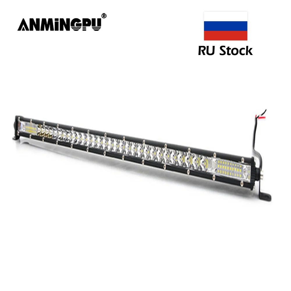 ANMINGPU 270 Вт тонкая Светодиодная панель для внедорожника 12 В 24 прожектор