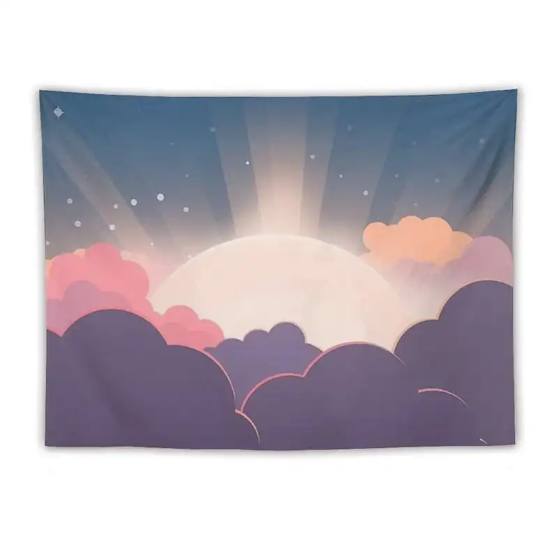 

Boho Sunrise Tapestry Modern Style Tapestry Wall Hanging,Wall Art Boho Prints Tapestry for Bedroom Living Dorm Blanket Dorm