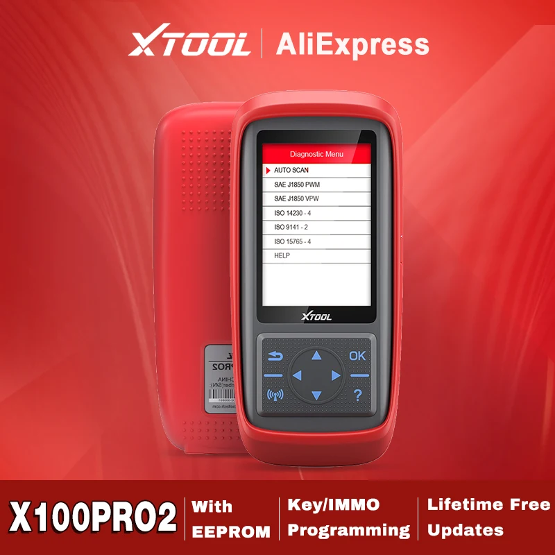 Считыватель кодов автомобиля XTOOL X100Pro2 сканер OBD2 с EEPROM ECU программатор ключей