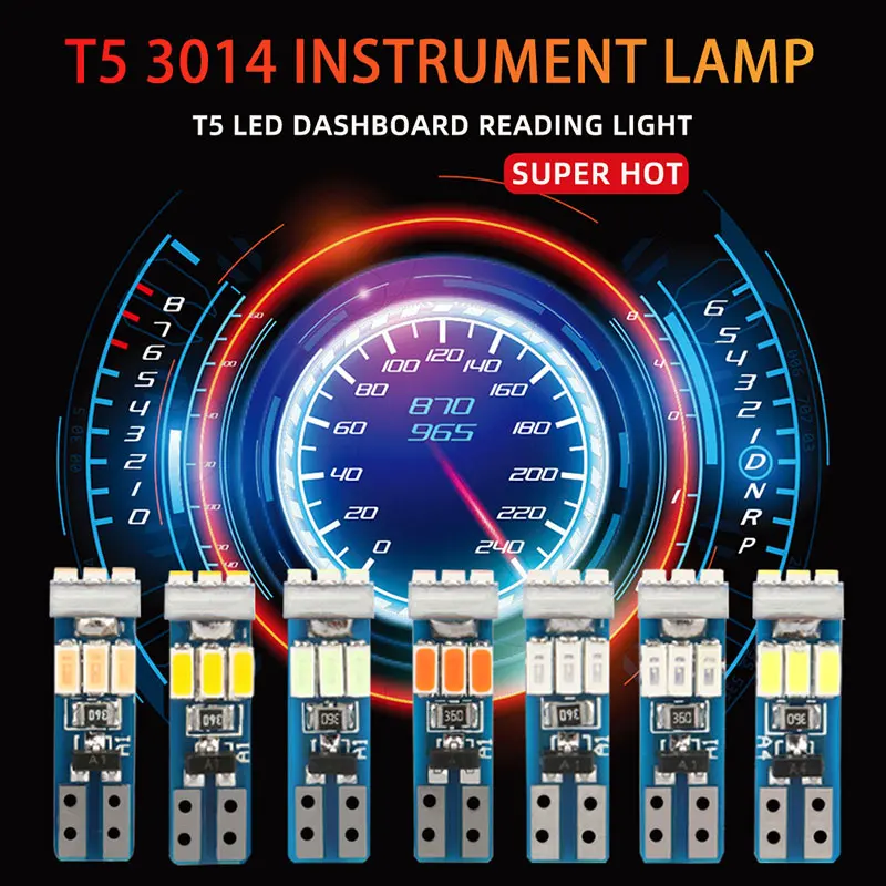 10 шт. светодиодные лампы t10 w3w