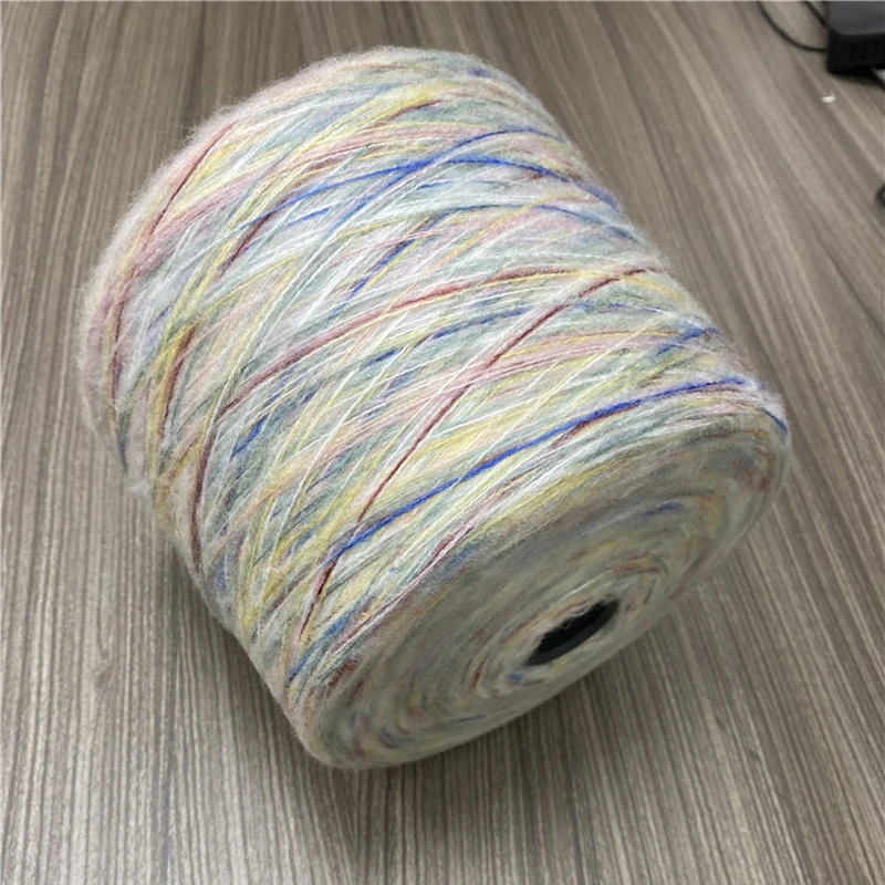 

500g Super Beautiful Space Dye Soft Smooth Plush Mohair Yarn for Knitting Baby Health Organic Acrylic Weave Crochet Thread X5298
