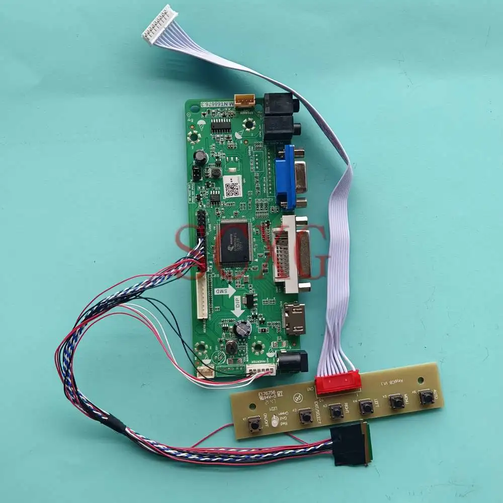 

Для LP156WH4-TLQ2 светодиодная фотопанель управления, комплект с 40-контактным LVDS экраном для ноутбука 15,6 "DVI VGA HDMI-совместим с 1366*768 60 Гц