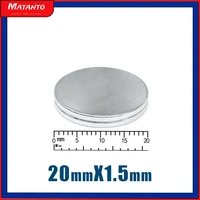 5102050100pcs 20x1 5 mm thin round powerful strong magnetic magnets 20x1 5mm neodymium disc magnets 201 5 rare earth magnet