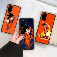 anime dragon ball son goku phone case soft for samsung galaxy note20 ultra 7 8 9 10 plus lite m21 m31s m30s m51 cover