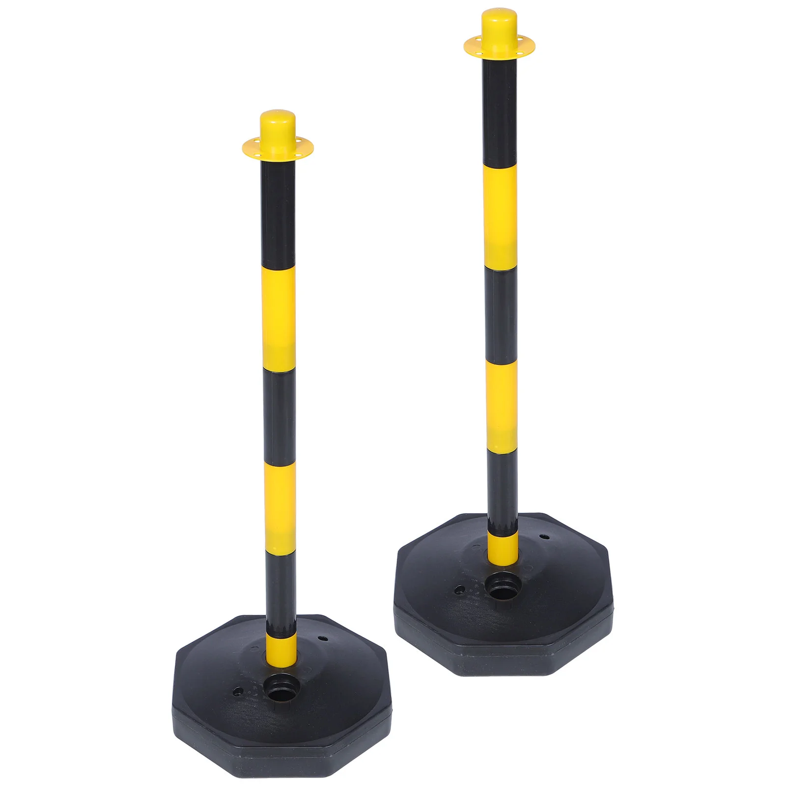 

2pcs Warning Column Safety Cones Traffic Cones Delineator Post Cone Parking Barriers