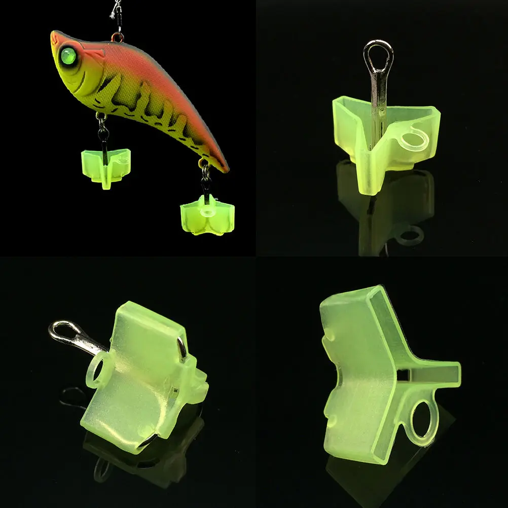 

10Pcs Fishing Tackle Box Accessory tool Fishing Treble Hooks Safety Covers Stroring Bonnets Caps Protector 3 Sizes