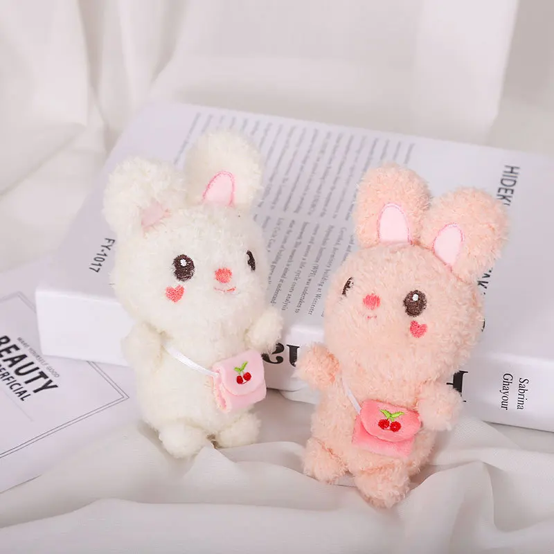 Новая модная мультяшная сумка через плечо в виде клубники кролик милая плюшевая