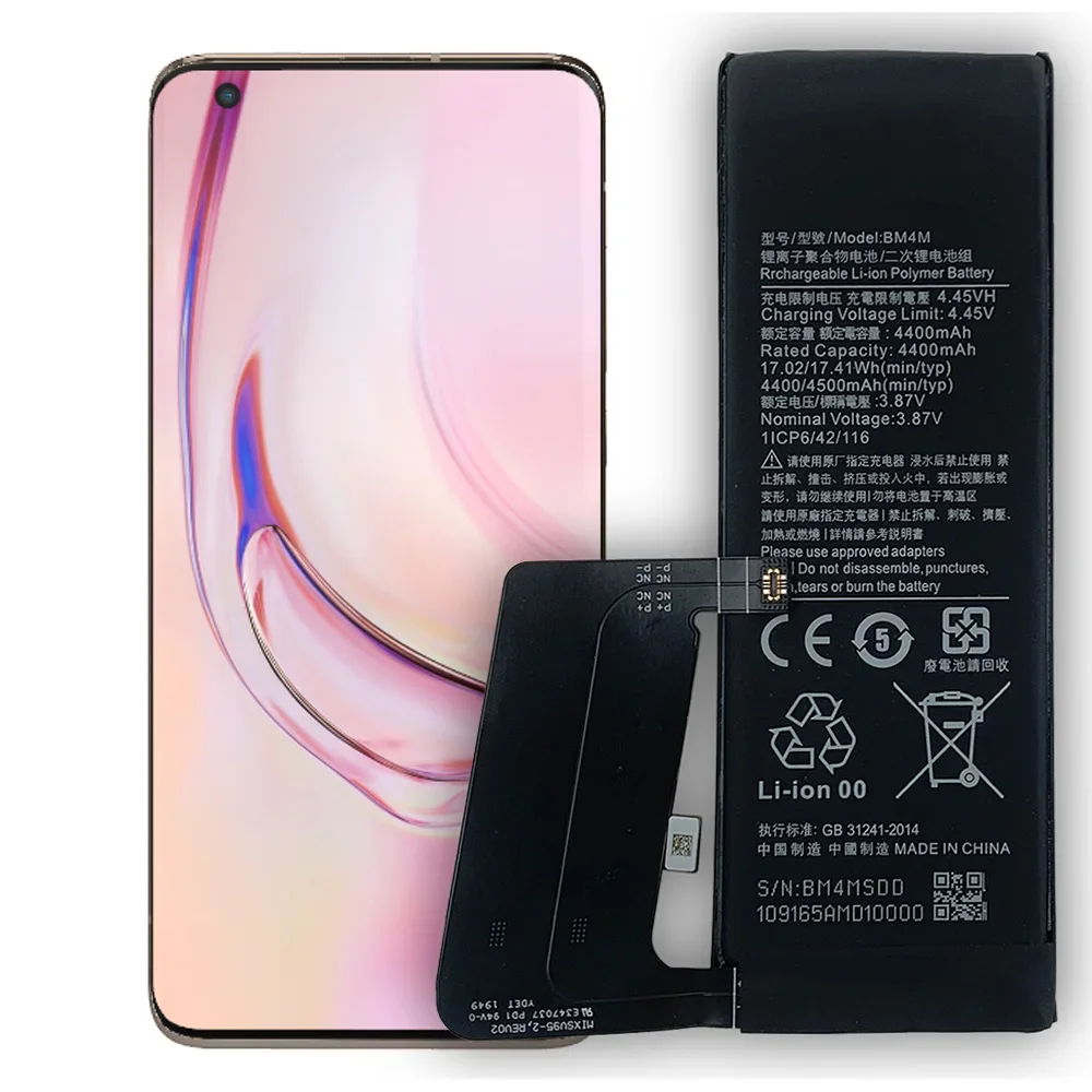 Аккумулятор BM4M для Xiaomi Mi 10 Pro 5G оригинальные аккумуляторы телефона