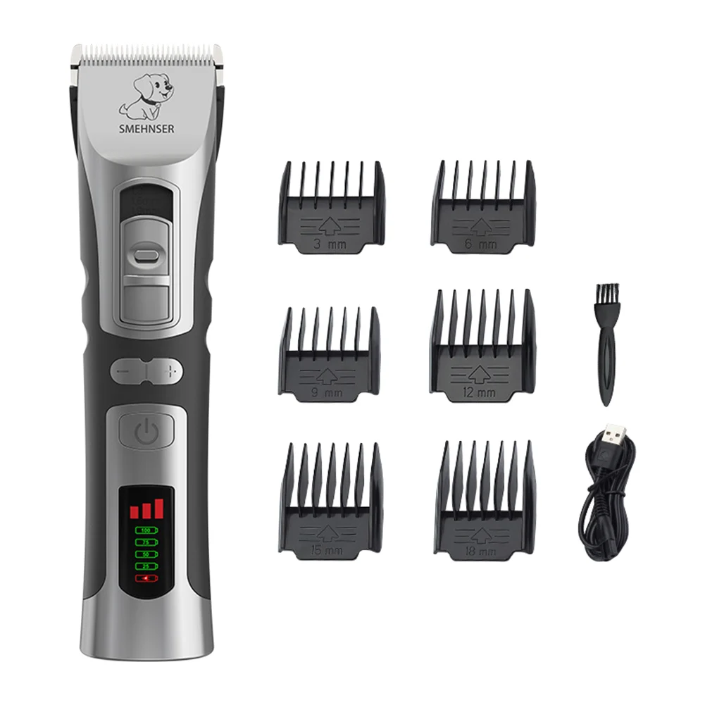 

Rechargeable Dog Hair Clippers Electric Shaver Haircut Cutter Machine Set Low Noise Cat Puppy Grooming Hair Trimmer Pet Supplies