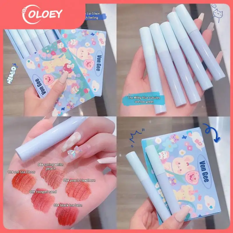 

Non-stick Cup Lipstick Lipstick Velvet Whitening Moisturizing Waterproof Lipstick Gift Box Matte Lipstick Lips Makeup