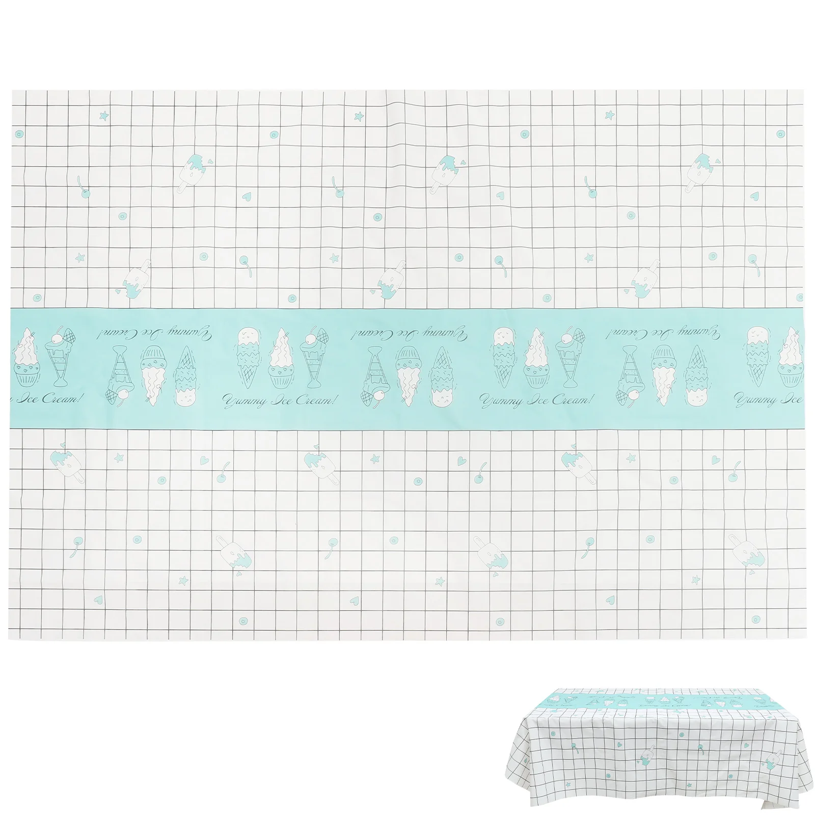 

Table Tablecloths Party Decal Protector Easter Proof Spring Water Cloths Indoor Cloth Grease Favors Wipeable Cover Pvc