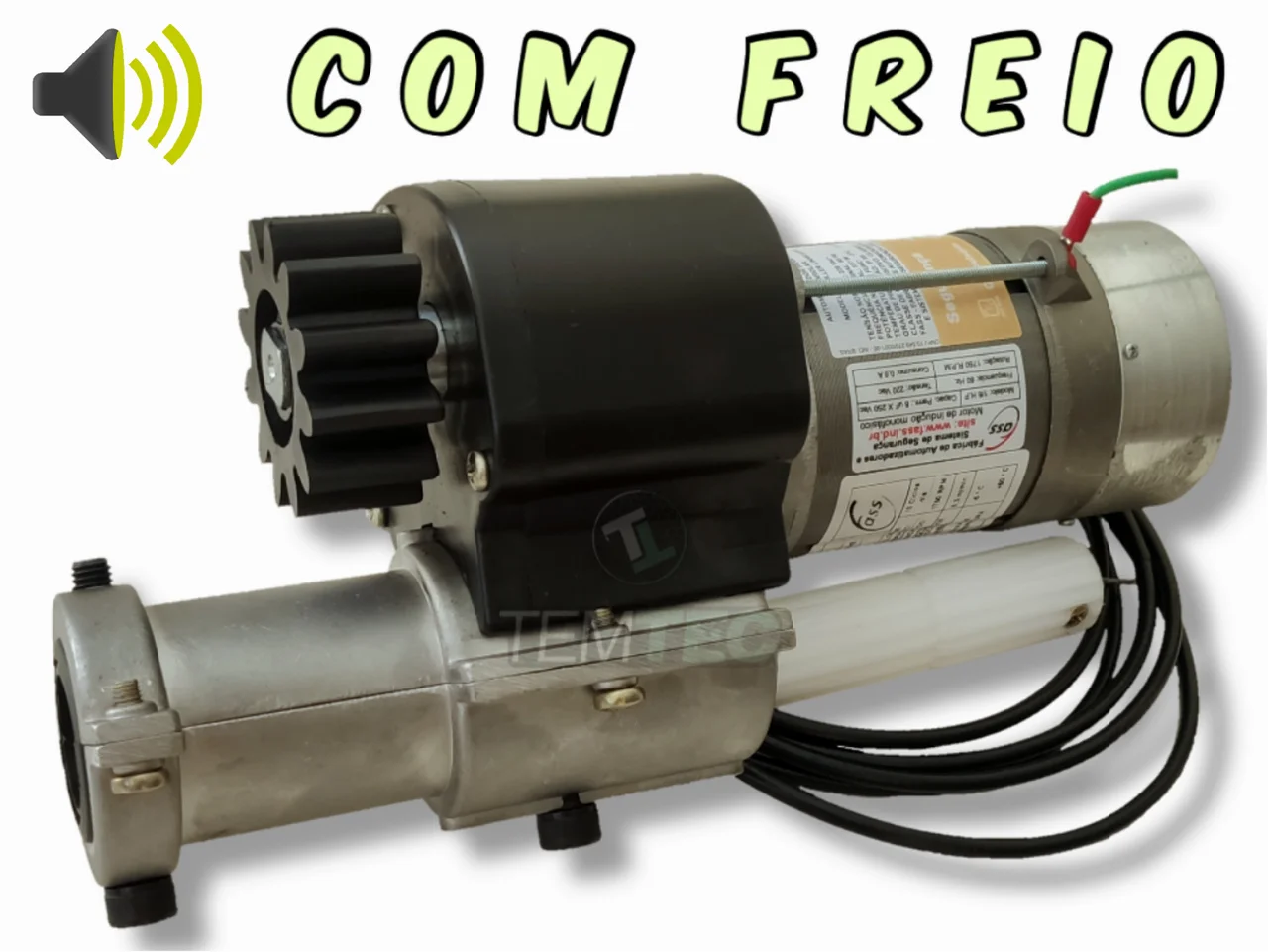 

MOTOR PORTA DE ENROLAR COM FREIO 10 sqm 110/127V or 220V Prime