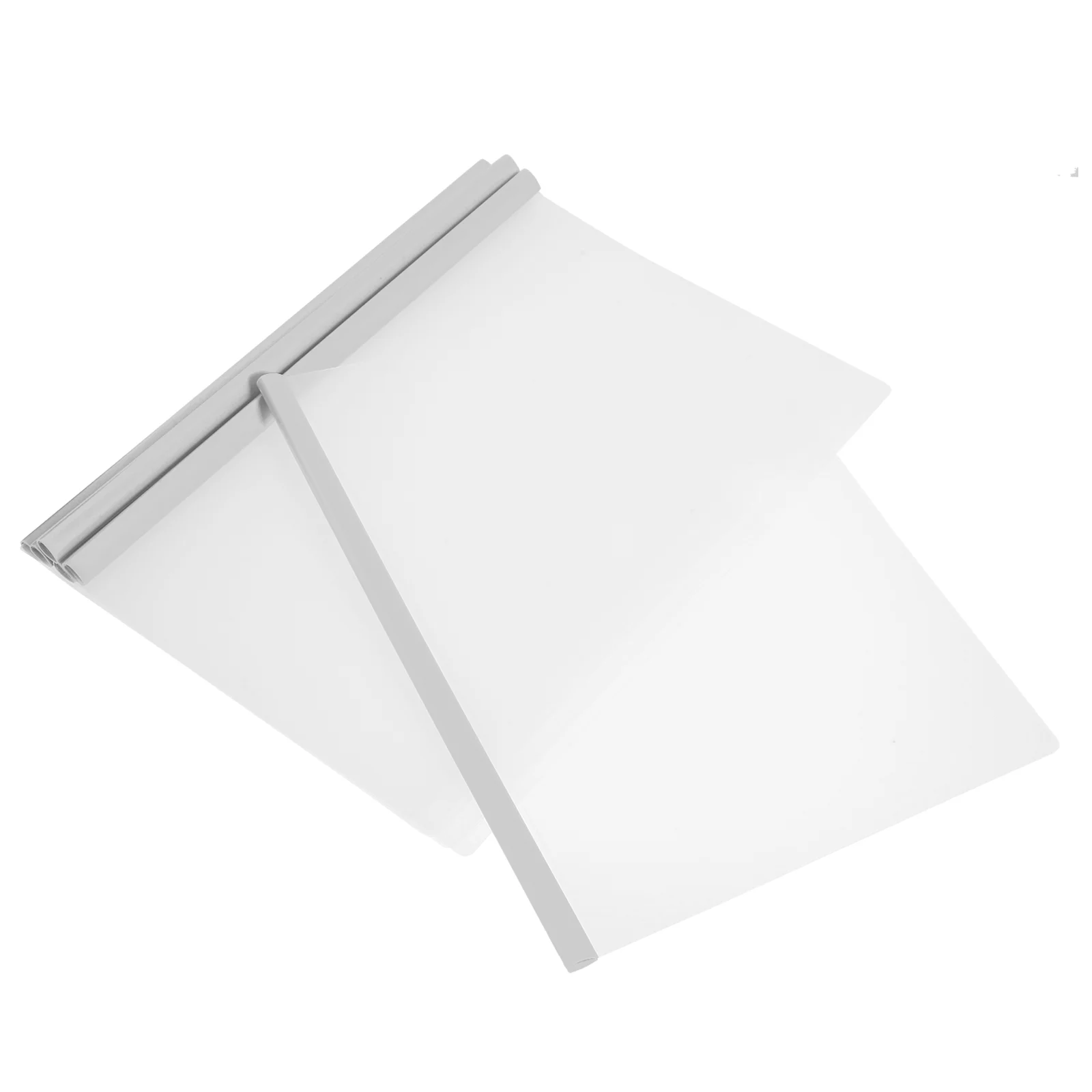 

10 Pcs Presentation Folder Binder Clip Paper Portfolio Clips Report Covers Book Clear Folders