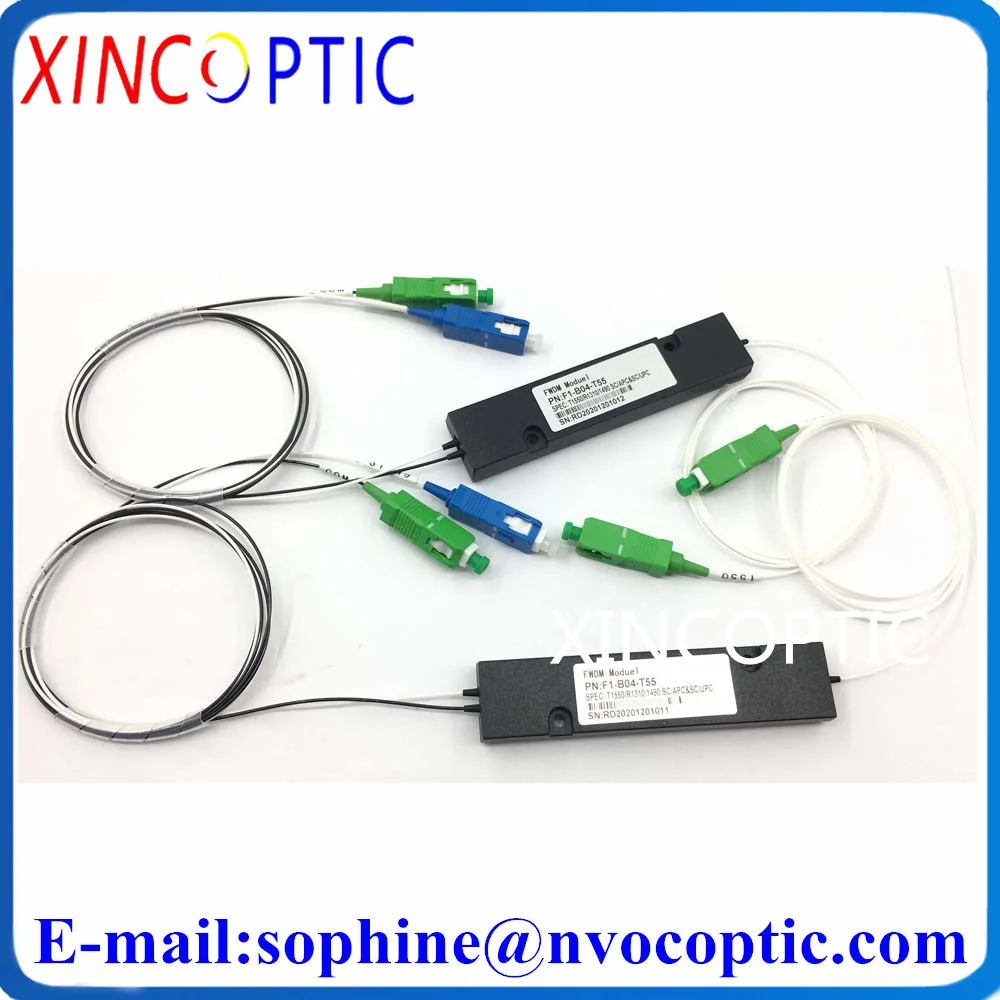 1*2 ABS коробка FWDM модуль 1310/1550/1490nm 0 9 мм 1 м SC/ST/FC/LC APC UPC Волоконно-оптический