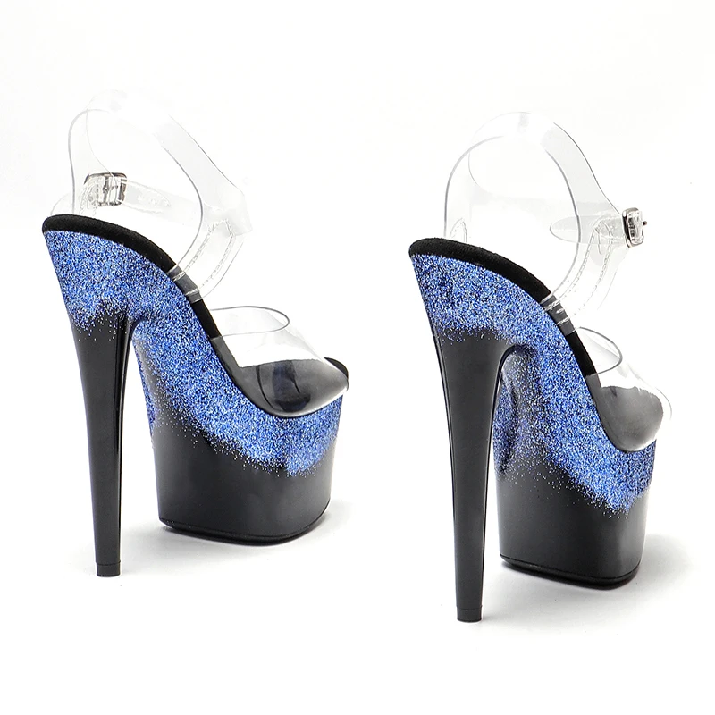 Leecabe 17CM/7Inch  Fashion Shoes  High Heels Sexy Platform Sandals Nightclub Catwalk women  Shoes 1KJ