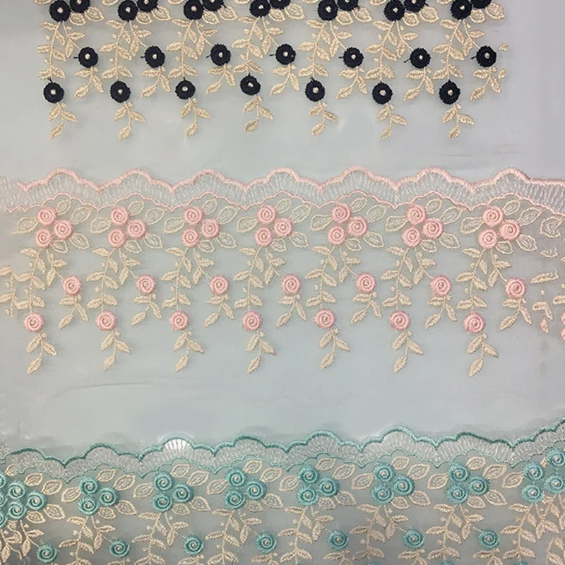 Ширина 11 см кружевная вышивальная Лента кружевная одежда для шитья ткань для юбки аксессуары для шитья