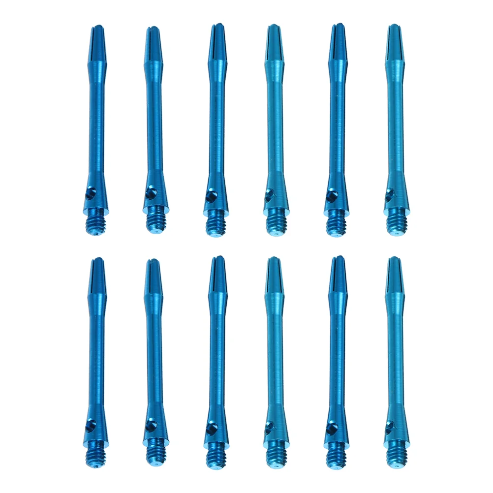 

12Pcs Aluminum Alloy Dart Shafts Thread Dart Rods Sturdy Dart Shafts Dart Accessories