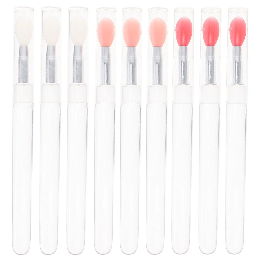 

9Pcs Lipstick Applicator Eye Makeup Brush Non-stick Eyeshadow Brush