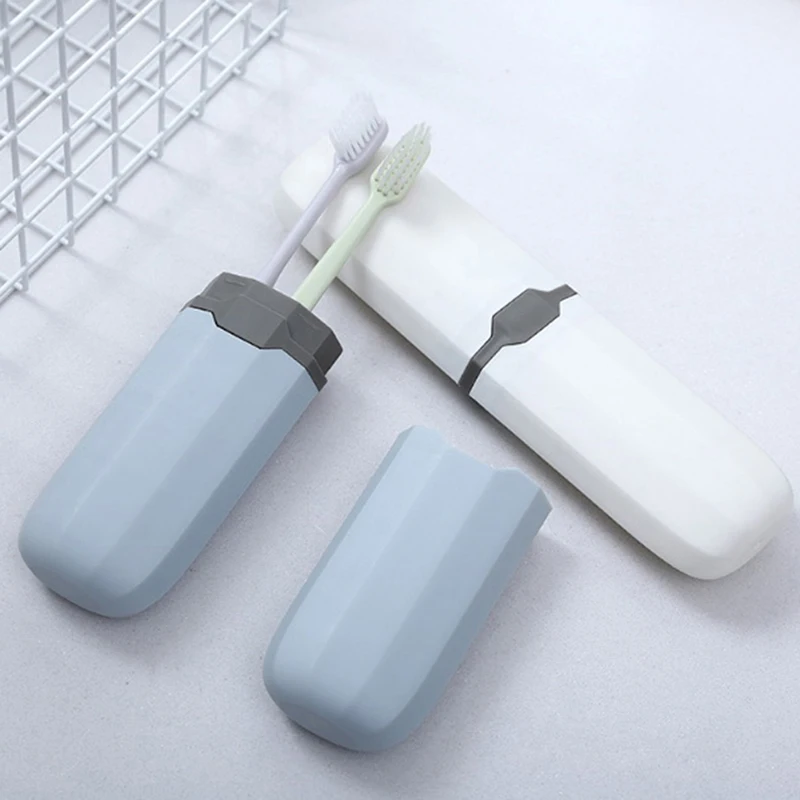 

Портативный Футляр для зубных щеток, чехол, аксессуары для ванной комнаты, дорожный пылезащитный чехол для хранения, чехол для ванной, кемпинга