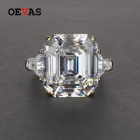 oevas sparkling 27 carats created moissanite wedding rings for women 100 925 sterling silver engagement party fine jewelry gift