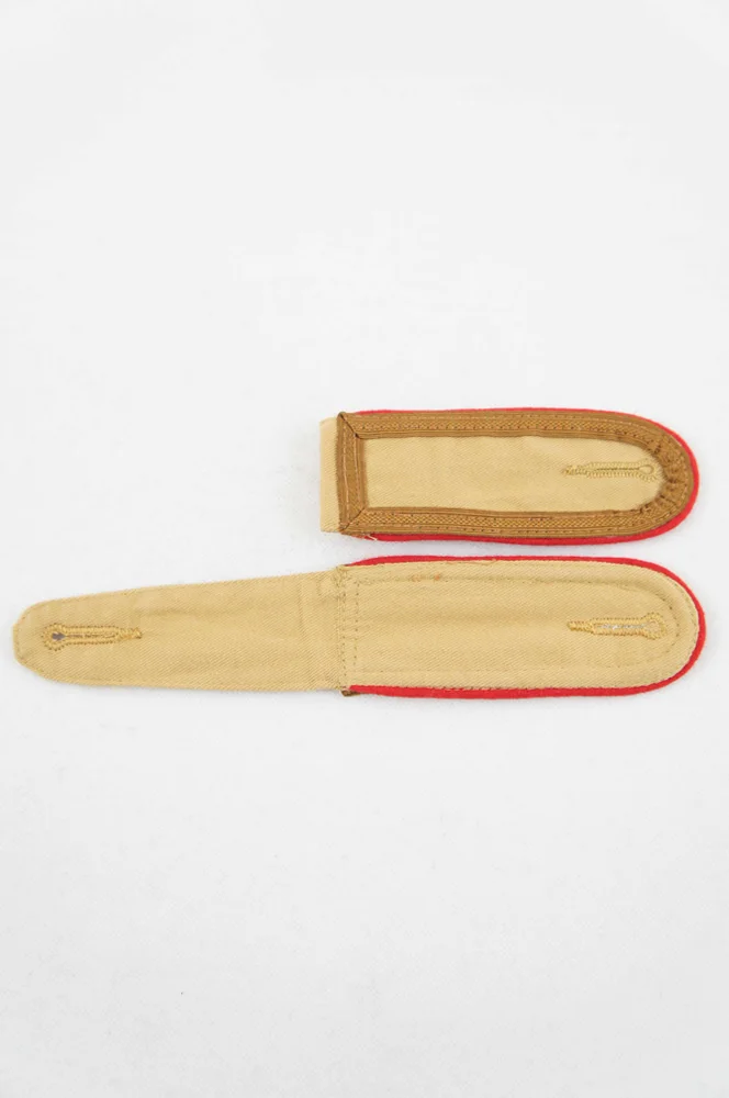 

GISL-025 WWII German Luftwaffe DAK Artillery Unterfeldwebel Staff Sgt shoulder boards